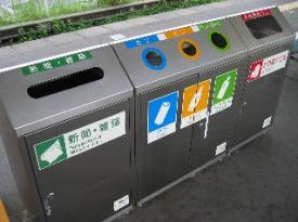 Garbage recycling in railway stations