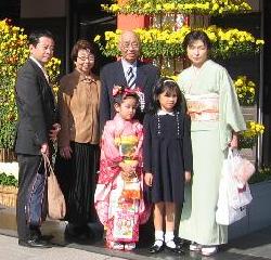 Famille japonaise lors du 7-5-3