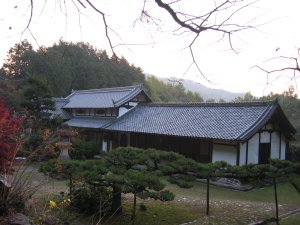 Vue sur le shukubo du Konin-ji
