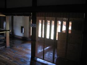 Intérieur du château de Matsumoto, tout en bois